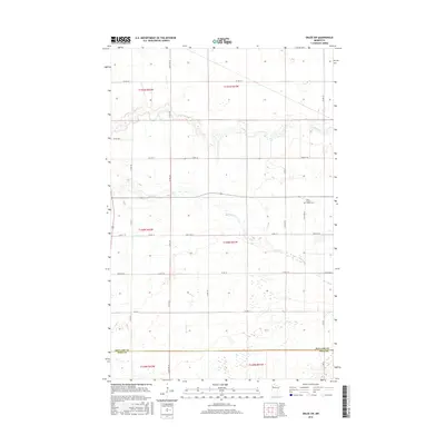 2016 Map of Oklee SW, 2016 Print
