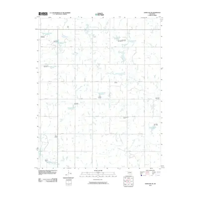 2010 Map of Okmulgee NE, 2010 Print