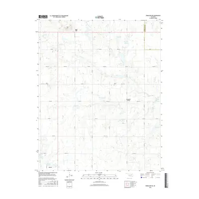 2016 Map of Okmulgee NE, 2016 Print