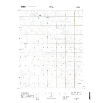 2018 Map of Okmulgee NE, 2018 Print