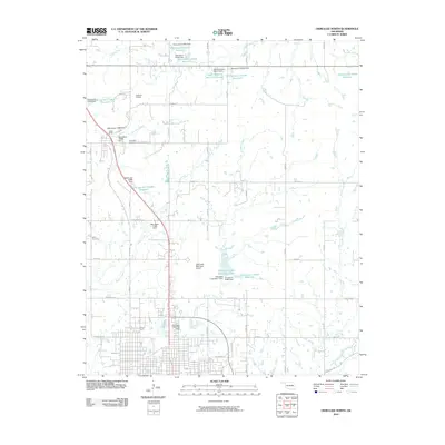 2010 Map of Okmulgee North, 2010 Print