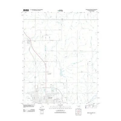 2012 Map of Okmulgee North, 2012 Print