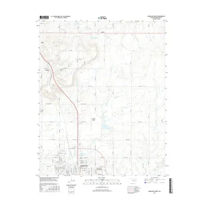 2016 Map of Okmulgee North, 2016 Print