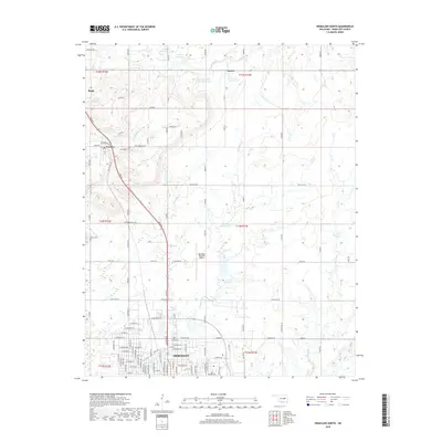 2018 Map of Okmulgee North, 2018 Print