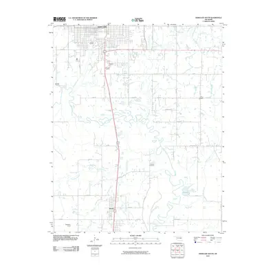 2010 Map of Okmulgee South, 2010 Print