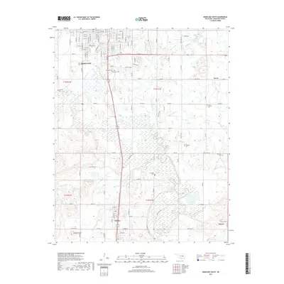 2019 Map of Okmulgee South, 2019 Print