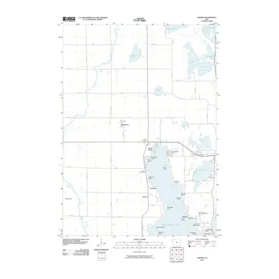 2010 Map of Okoboji, 2010 Print
