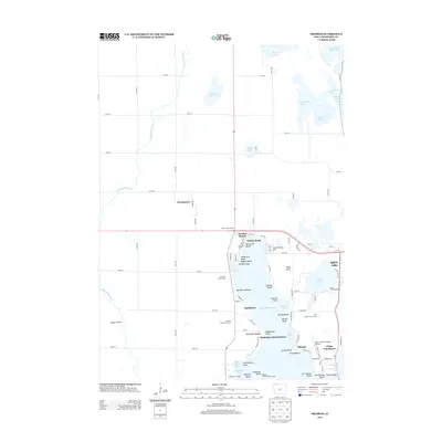 2013 Map of Okoboji, 2013 Print