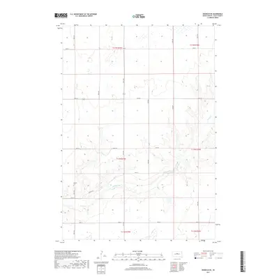 2017 Map of Okobojo NE, 2017 Print