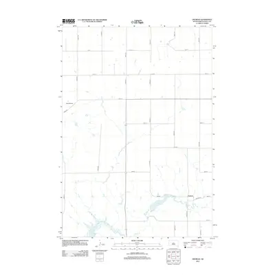 2012 Map of Okobojo, 2012 Print