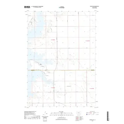 2017 Map of Okobojo SW, 2017 Print