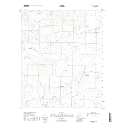 2020 Map of Okolona North, 2020 Print