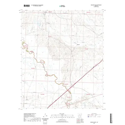 2020 Map of Okolona South, 2020 Print