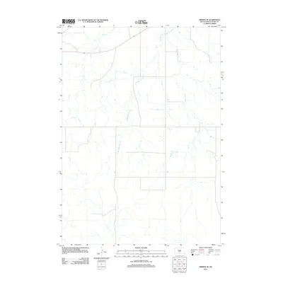2012 Map of Okreek SE, 2012 Print