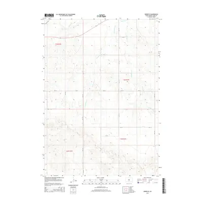 2015 Map of Okreek SE, 2015 Print