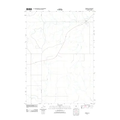 2012 Map of Okreek, 2012 Print