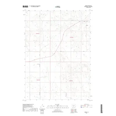 2017 Map of Okreek, 2017 Print