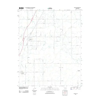 2012 Map of Oktaha, 2012 Print