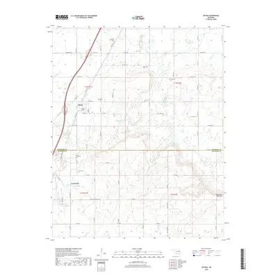 2018 Map of Oktaha, 2018 Print