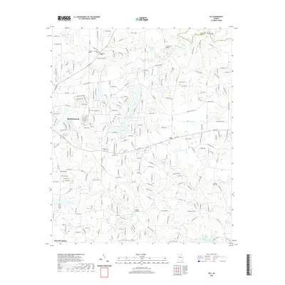 2020 Map of Ola, 2020 Print