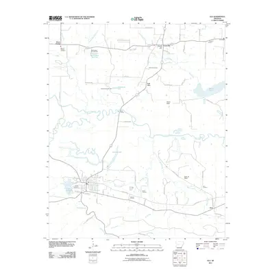 2011 Map of Ola, 2011 Print