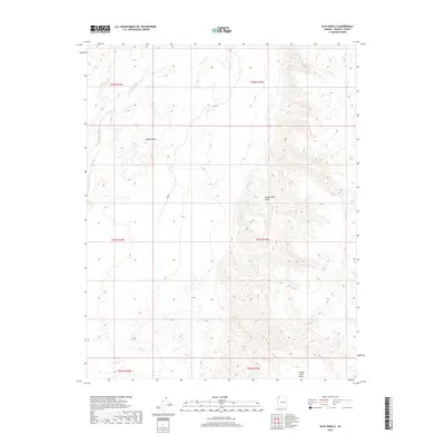 2018 Map of Olaf Knolls, 2018 Print