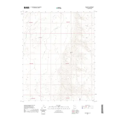 2021 Map of Olaf Knolls, 2021 Print