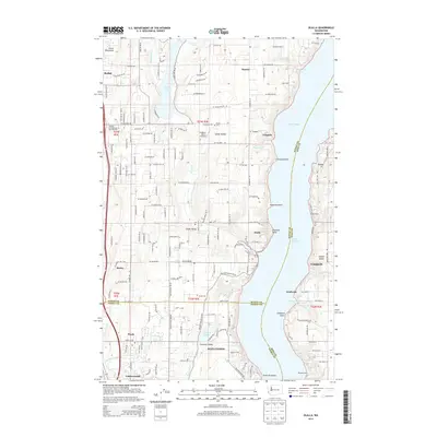 2014 Map of Olalla, 2014 Print