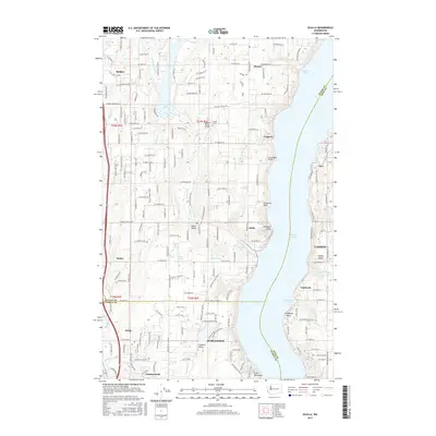 2017 Map of Olalla, 2017 Print