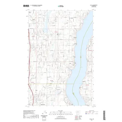 2020 Map of Olalla, 2020 Print