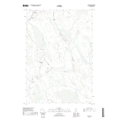 2018 Map of Olamon, 2018 Print