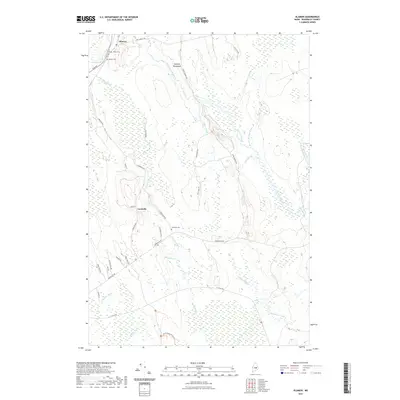 2021 Map of Olamon, 2021 Print