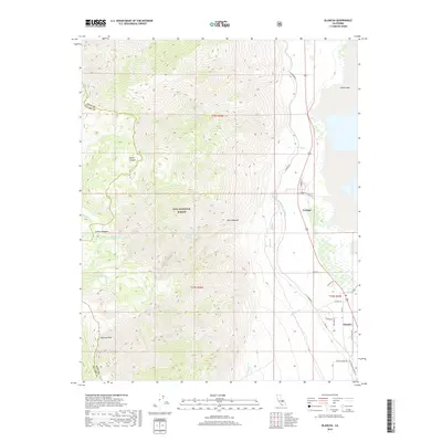 2018 Map of Olancha, 2018 Print