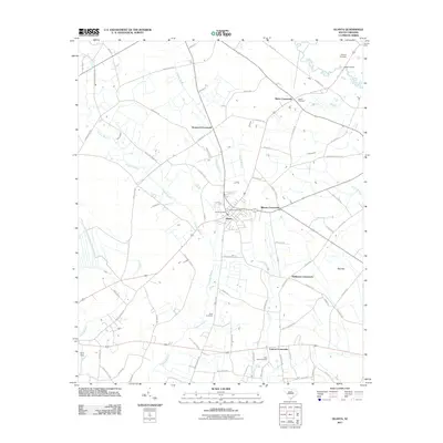 2011 Map of Olanta, 2011 Print