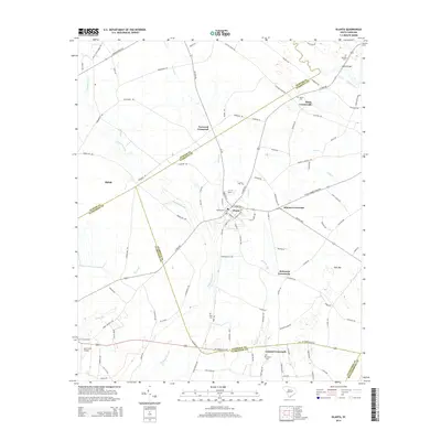 2014 Map of Olanta, 2014 Print