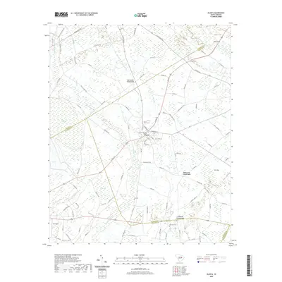2020 Map of Olanta, 2020 Print