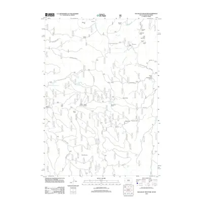 2012 Map of Old Baldy Mountain, 2012 Print