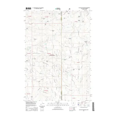 2015 Map of Old Baldy Mountain, 2015 Print