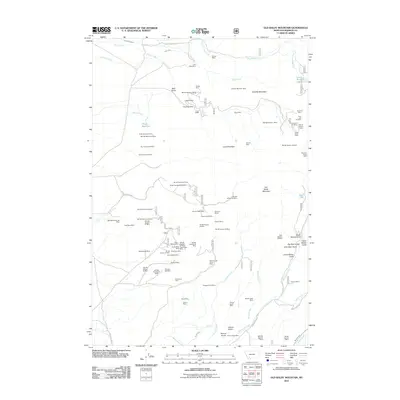 2011 Map of Old Baldy Mountain, 2011 Print