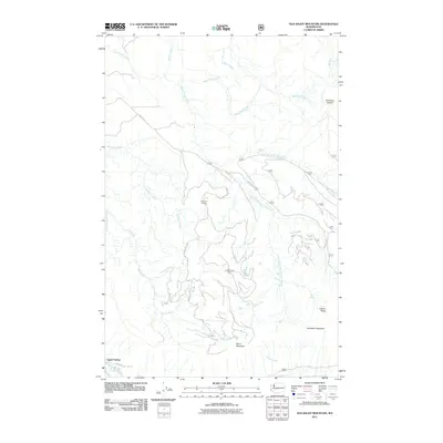 2011 Map of Old Baldy Mountain, 2011 Print