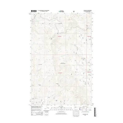 2014 Map of Old Baldy, 2014 Print