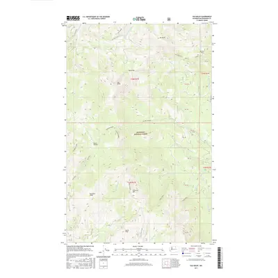 2017 Map of Old Baldy, 2017 Print