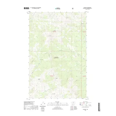2020 Map of Old Baldy, 2020 Print