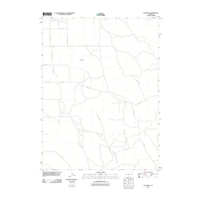 2010 Map of Old Baldy, 2010 Print