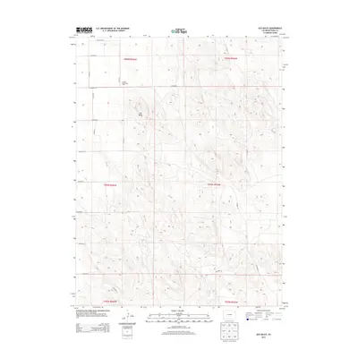 2013 Map of Old Baldy, 2013 Print