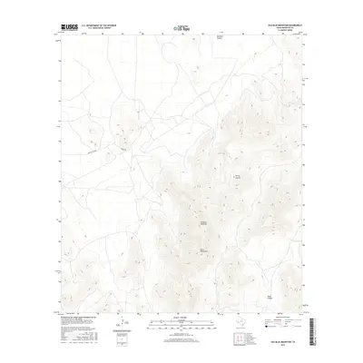 2016 Map of Old Blue Mountain, 2016 Print