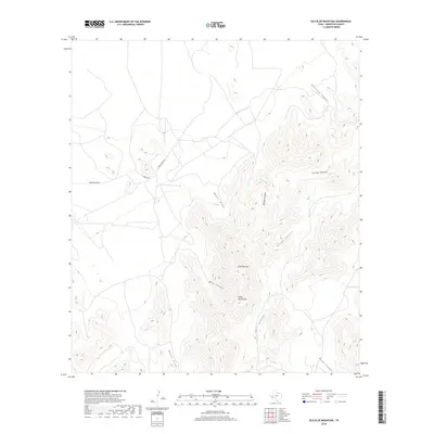 2019 Map of Old Blue Mountain, 2019 Print