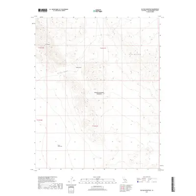 2018 Map of Old Dad Mountain, 2018 Print