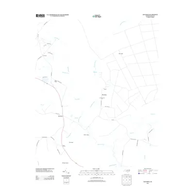2013 Map of Old Dock, 2013 Print