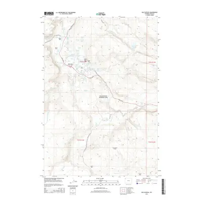 2015 Map of Old Faithful, 2015 Print